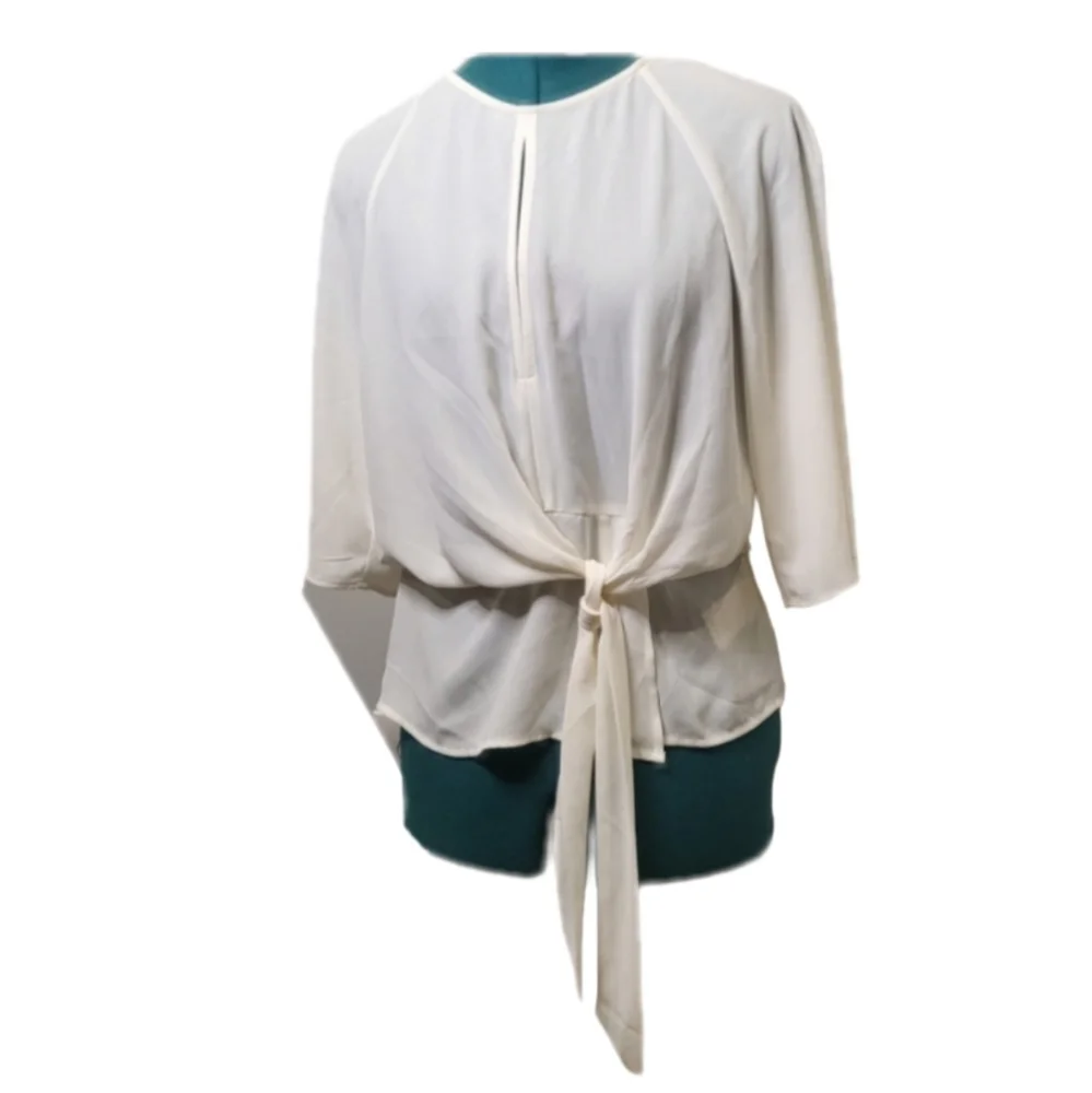 EXPRESS Tie Front Blouse NWT - Picture 1 of 4